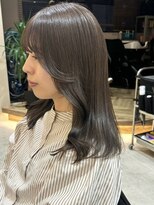 ヒビヲ(HIBIO)&nbsp;ブラウンカラーミルクティーベージュブリーチなしダブルカラー