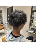 @ラベンダーグレージュ/スパイラルパーマ