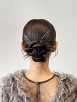 シアン ヘア デザイン(cyan hair design) 【cyan】ねじねじタイトシニヨン