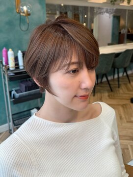 ロンド 銀座(Lond) ●杉浦イメチェン外ハネボブ美髪ワイドバングレイヤーショート16