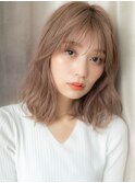 ラベンダーミルクティーアッシュエアリーミディY北浦和10代20代