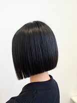 ルシードスタイル リコット レディース(LUCIDO STYLE Ricotto Lady's)&nbsp;山梨切りっぱなしボブミニボブぱつっとボブ暗髪ボブ前下がりボブ