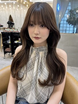 ロンドアジュール 横浜(Lond azur) 暗めカラー/韓国風巻き/レイヤーカット/髪質改善/縮毛矯正/横浜