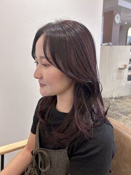 ユッカ 梅田(YUCCA) 【 YUCCA 】大人可愛い20代30代40代 ミディアム/チェリーレッド