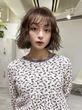 メゾンアクア 表参道(Maison ACQUA) ミディアムパーマデジタルパーマボブパーマ表参道ボブパーマ