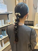 オーセンヘア(AUTHEN.HAIR)&nbsp;お呼ばれヘアセット◎ 編みおろしヘア