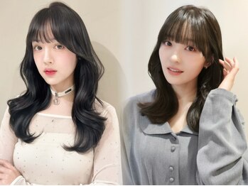 ループス(Roops)の写真/【トレンドレイヤーカット】計算された骨格補正◇顔の余白をデザイン。伸ばしかけの髪も扱いやすくまとまる