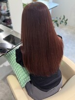 レヴリー(reverie)&nbsp;ツヤ髪暖色系カラー髪質改善レイヤー白髪ぼかしハイライト30代