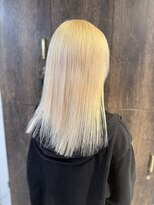 アジールヘア 池袋東口店(agir hair)&nbsp;ブリーチダブルカラーブロンドベージュ　池袋