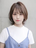 ギークス(GEEKS) 【GEEKS渋谷】くびれボブ/レイヤーボブ/ココアブラウン/冬カラー