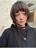 ショート・ボブレイヤー/レイヤーカット/顔周りレイヤー/20代