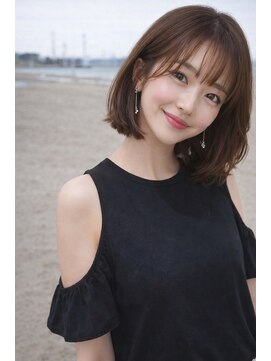 ナビバイケンジ(NaVI by KENJE) 韓国風大人ショートボブ シースルーバング タンバルモリ