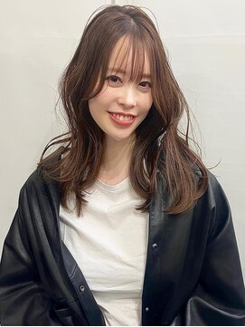 エル セルカ 高田馬場(el CERCA) 透明感シアーベージュ×ミディアムレイヤー