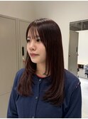 ブラウンレッド/髪質改善カラー/conoka