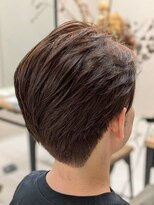 エリン バイ リル ヘアー 本陣(eLin by LiL hair)&nbsp;刈り上げマッシュ＆コーラルカラー