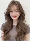 20代30代40代小顔カット大人かわいいくびれレイヤー前髪韓国