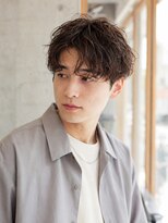 カラン エ ノエル(Calin et Noel)&nbsp;メンズパーマニュアンスパーマ毛流れショート束感ヘア