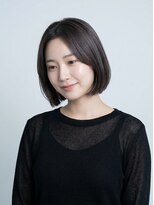 ティータ(teeta)&nbsp;【ブルベ冬】韓国ボブ★小顔切りっぱなし×カシスグレージュ