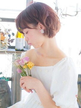 リリアン 表参道(relian) エアリーボブ☆ピンクベージュ☆