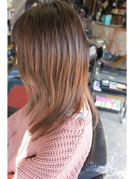 オーバーキャプテンネイキッド(OVER CAPTAIN NAKED) 伸ばしかけセミ☆人気グレージュグラデーションカラー