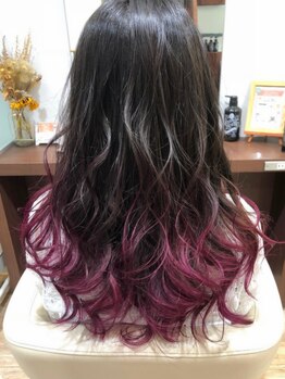 リプルヘアー ウエスト(ripple hair west)の写真/絶妙な質感を表現するダメージレス施術で、飽きのこない最旬スタイルをお届け☆継続する事で艶感もUP◎