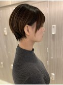【WiLL 京橋店】栗野京弥 マロンベージュ丸みショート20代30代