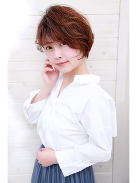 オーシャン(Ocean) [OCEAN Hair&Life藤原純]カジュアルワンサイドショート☆