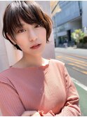 アフロート添田】簡単スタイリングショートスリークボブアッシュ