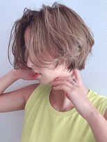 アイティー バイ アルバム 中野店(IT by ALBUM) ライトクリアアッシュ_スリークボブ厚めバング_ba287701