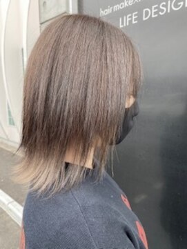 ユニットコンプレックス 名取店(UNIT complex) 外ハネインナーグレージュ