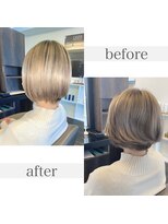 アールサロンプラスキャスパ 自由が丘(Rrsalon+CASPA) 【髪質改善】ブリーチ毛で傷んでる髪もうるツヤサラサラに！