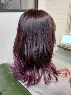 リコ 池袋東口店(Liko) 【Liko池袋】ネイビーウルフスタイル【池袋】