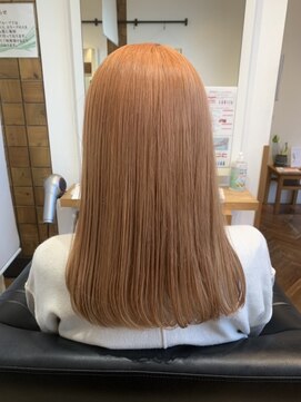 リシェールグリーン 越谷花田店(RICHAIR GREEN) ペールオレンジ♪