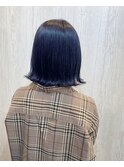 外ハネネイビーブルー【TELA HAIR 】
