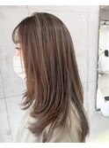 ナチュラルハイライト×ベージュ