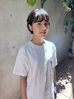 ジェノ(JENO by apish) ベリーショート/切りっぱなしボブ/ピンクブラウン/美髪