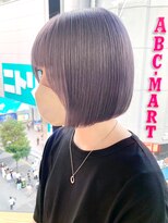 アイティーバイアルバム 下北沢店(IT by ALBUM)&nbsp;ラベンダーボブ_グレーベージュレイヤーロング_ba465821