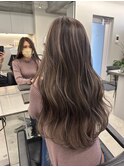 ハイライトバレイヤージュダブルカラーケアブリーチ30代40代
