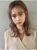 【PARK】ウェットパーマ×シースルーバング