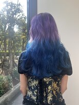 サロンドユー ヘッドスパサロン プログレ(SALON DE U head spa salon PROGRE) purple×blue color