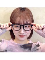 エニ 自由が丘(ENi)&nbsp;黒髪/グレーベージュ/レイヤーロング/前髪パーマ[自由が丘駅]