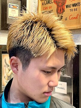 ヒロギンザ 大阪本店(HIRO GINZA) ハイトーンスパイキーショート