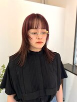 モーメント(a moment)&nbsp;ワンレンフェイスレイヤーxデザインカラー