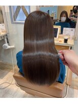 ジーナ 本八幡(Zina)&nbsp;大人かわいい20代30代40代小顔ショコラベージュ　Zina本八幡