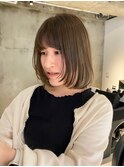 【 sayaca 】イヤリングカラー/オリーブベージュ