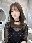 スタイリング簡単!韓国レイヤーカット/ワンカールミディアム