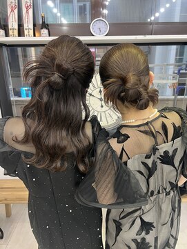 プティクローシェ バイ クオーレ(petite cloche by CUORE) カチモリヘア 結婚式ヘア 参列ヘア