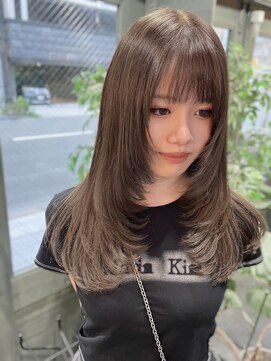 マーシュ(marshu) ★レイヤーカット×ブリーチなしベージュカラ【Hikaru】