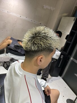 フランクスバーバーザスタンド(Frank’s barber the stand) メンズショートビジネススタイルF