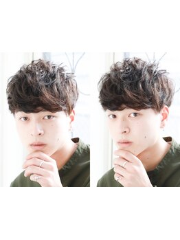 人気のメンズカットでトレンドスタイル【白髪染め/白髪ぼかしハイライト/ボブ/メンズ/メンズパーマ/men's】